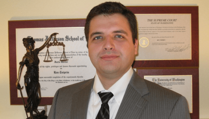 Ken Tsiprin an award winning attorney